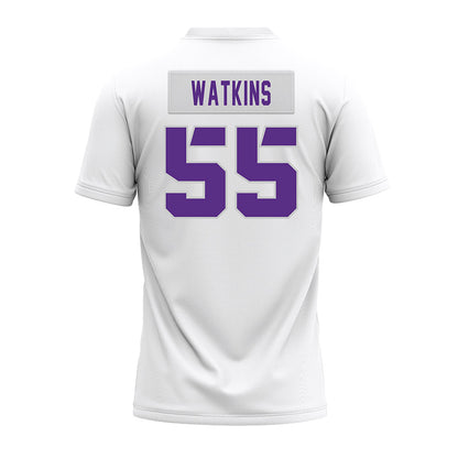TCU - NCAA Football : Lawson Watkins - White Premium Football Jersey-1