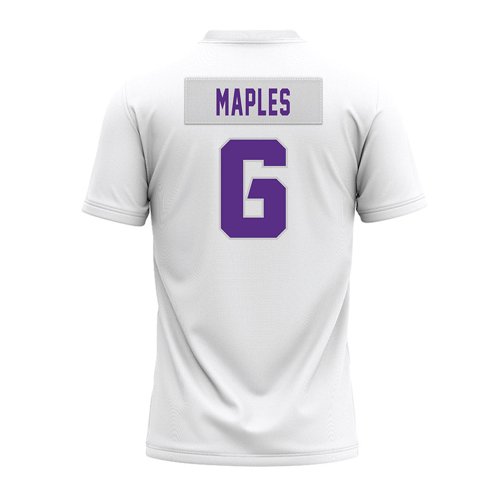 TCU - NCAA Football : Jayden Maples - White Premium Football Jersey-1