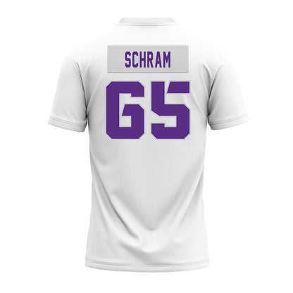 TCU - NCAA Football : Logan Schram - White Premium Football Jersey-1