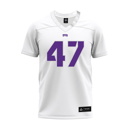 TCU - NCAA Football : Aaron Bowers - White Premium Football Jersey-0