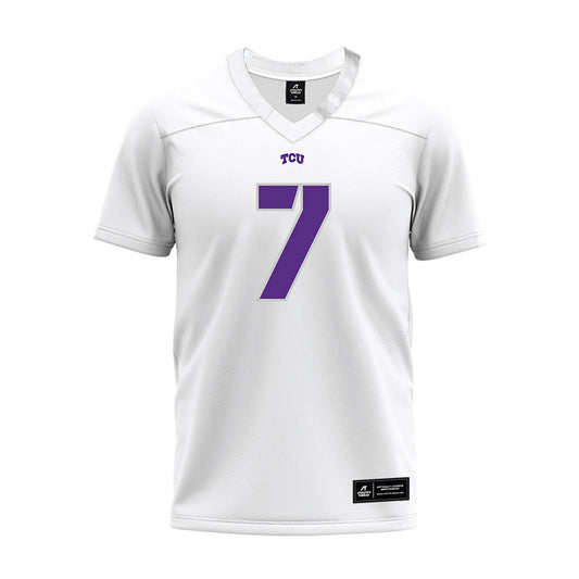 TCU - NCAA Football : Jordan Dwyer - White Premium Football Jersey-0