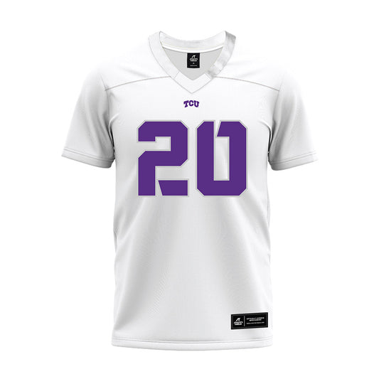 TCU - NCAA Football : Anthony Williams - White Premium Football Jersey-0