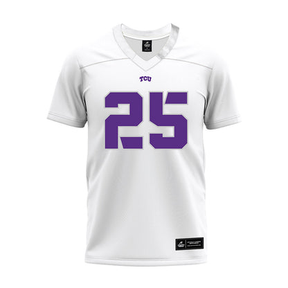 TCU - NCAA Football : Zachary Taylor - White Premium Football Jersey-0