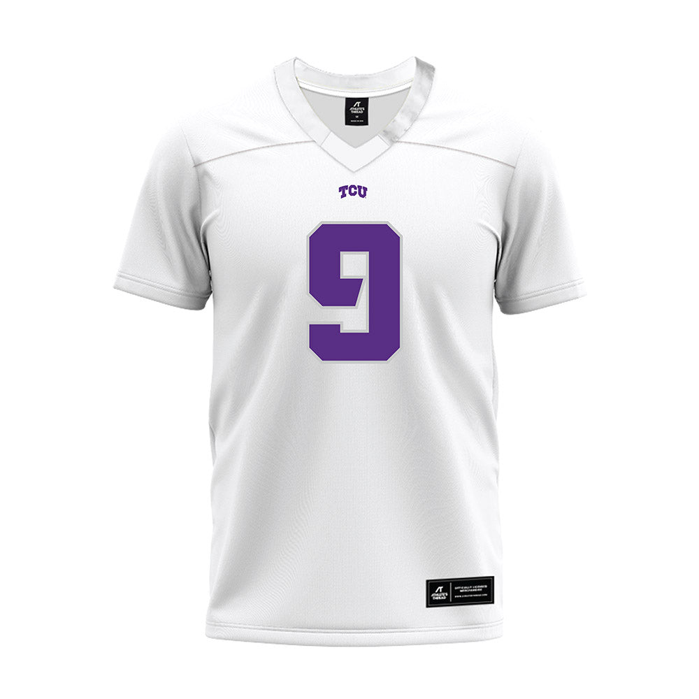 TCU - NCAA Football : Jack Daulton - White Premium Football Jersey-0