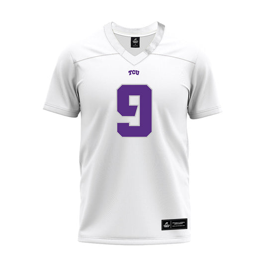TCU - NCAA Football : Jack Daulton - White Premium Football Jersey-0