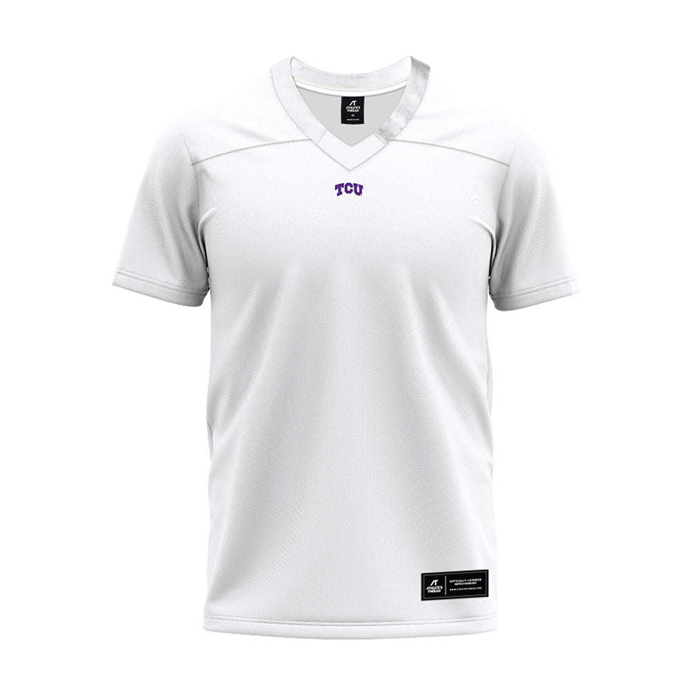 TCU - NCAA Football : Noah McKinney - White Premium Football Jersey-0