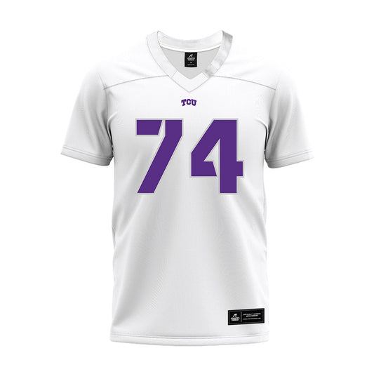 TCU - NCAA Football : Vincent Johnson Jr - White Premium Football Jersey-0