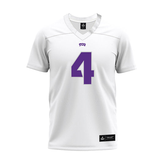 TCU - NCAA Football : Gil Jackson - White Premium Football Jersey-0