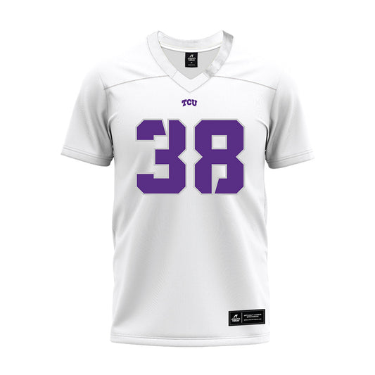 TCU - NCAA Football : Gil Jackson - White Premium Football Jersey-0