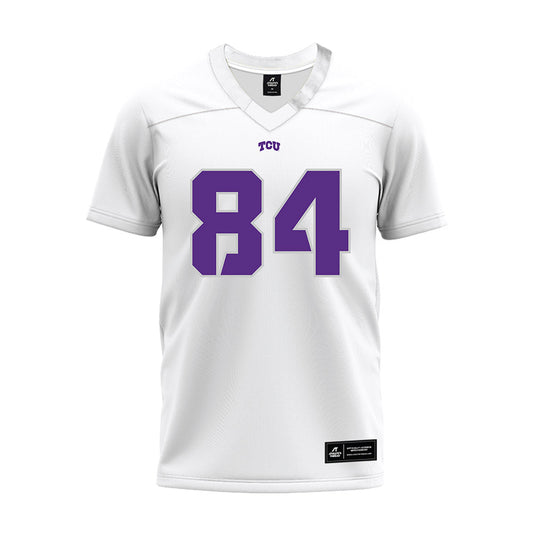 TCU - NCAA Football : Cooper Reid - White Premium Football Jersey-0