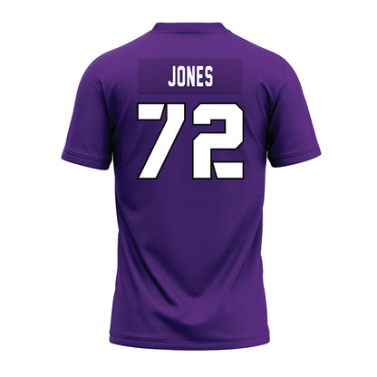 TCU - NCAA Football : Jackson Jones - Purple Premium Football Jersey-1