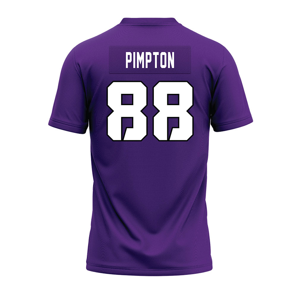 TCU - NCAA Football : KaMorreun Pimpton - Purple Premium Football Jersey-1