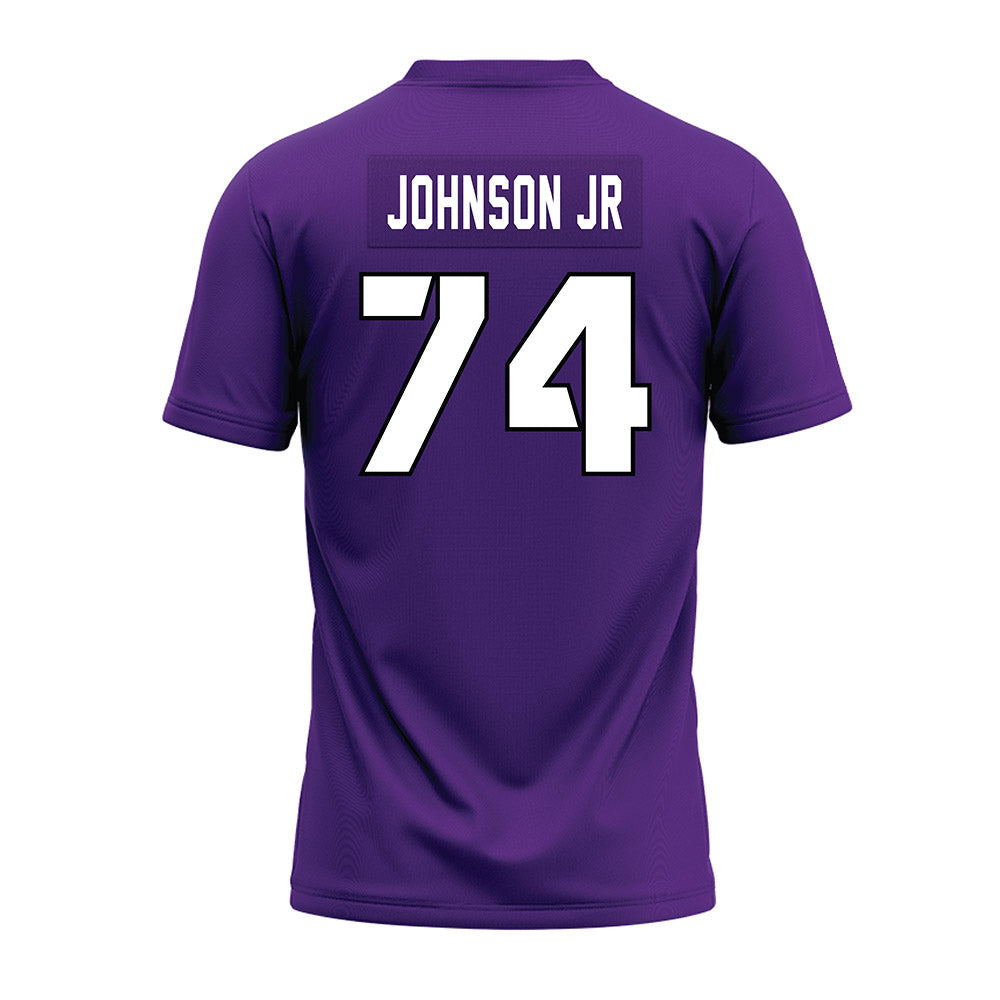 TCU - NCAA Football : Vincent Johnson Jr - Purple Premium Football Jersey-1