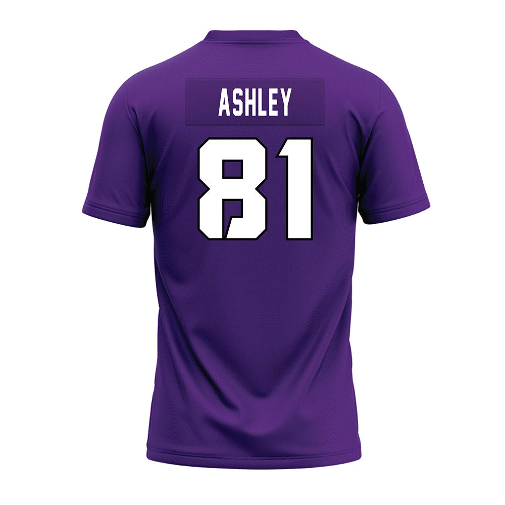 TCU - NCAA Football : Nacari Ashley - Purple Premium Football Jersey-1