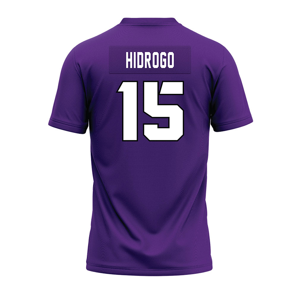 TCU - NCAA Football : Devyn Hidrogo - Purple Premium Football Jersey-1