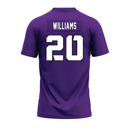 TCU - NCAA Football : Anthony Williams - Purple Premium Football Jersey-1