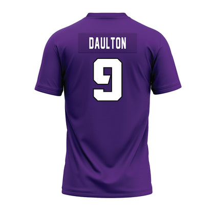 TCU - NCAA Football : Jack Daulton - Purple Premium Football Jersey-1