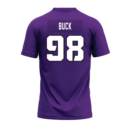 TCU - NCAA Football : Carter Buck - Purple Premium Football Jersey-1