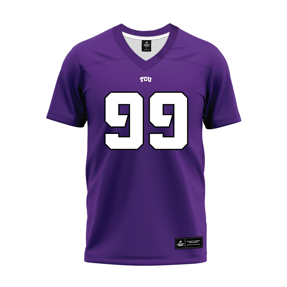 TCU - NCAA Football : Nate Mccashland - Purple Premium Football Jersey-0