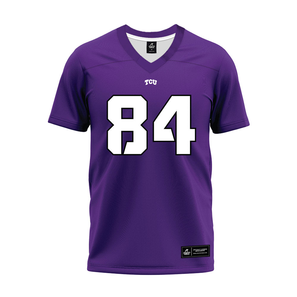 TCU - NCAA Football : Cooper Reid - Purple Premium Football Jersey-0