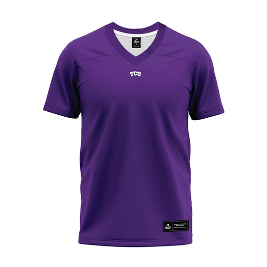 TCU - NCAA Football : Noah McKinney - Purple Premium Football Jersey-0