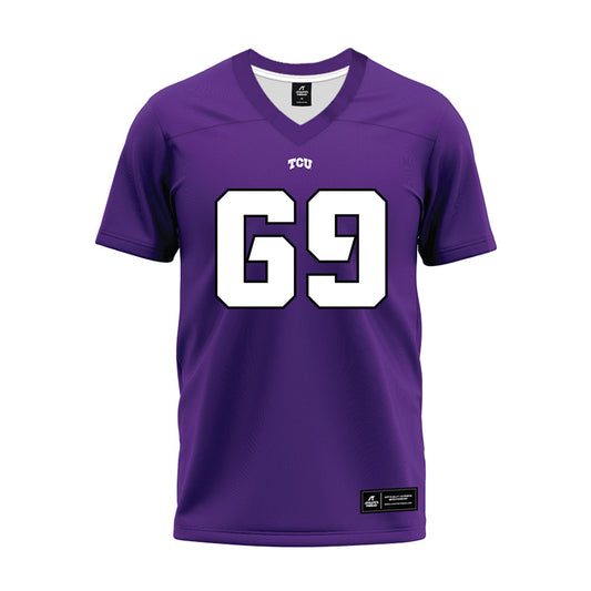 TCU - NCAA Football : Gannon Gaubert - Purple Premium Football Jersey-0