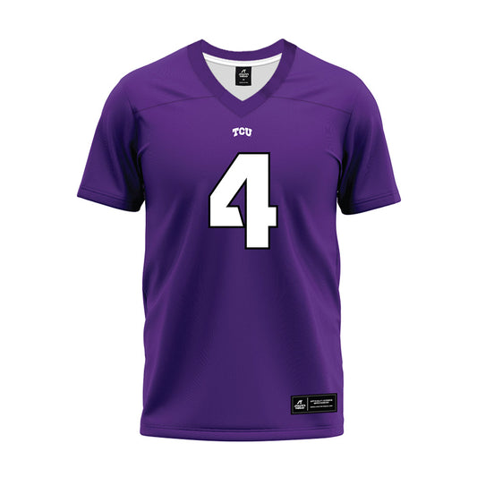 TCU - NCAA Football : Gil Jackson - Purple Premium Football Jersey-0