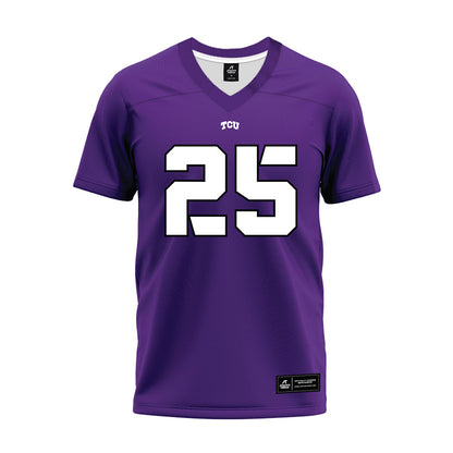 TCU - NCAA Football : Zachary Taylor - Purple Premium Football Jersey-0