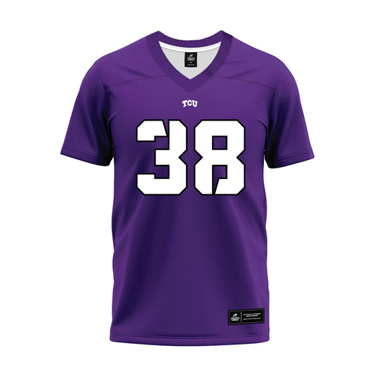 TCU - NCAA Football : Gil Jackson - Purple Premium Football Jersey-0