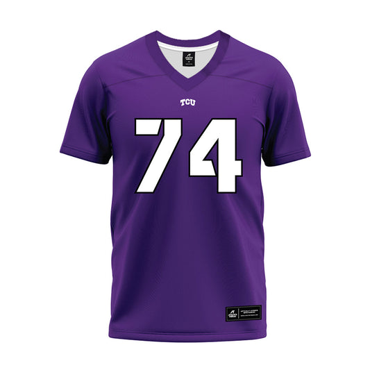 TCU - NCAA Football : Vincent Johnson Jr - Purple Premium Football Jersey-0