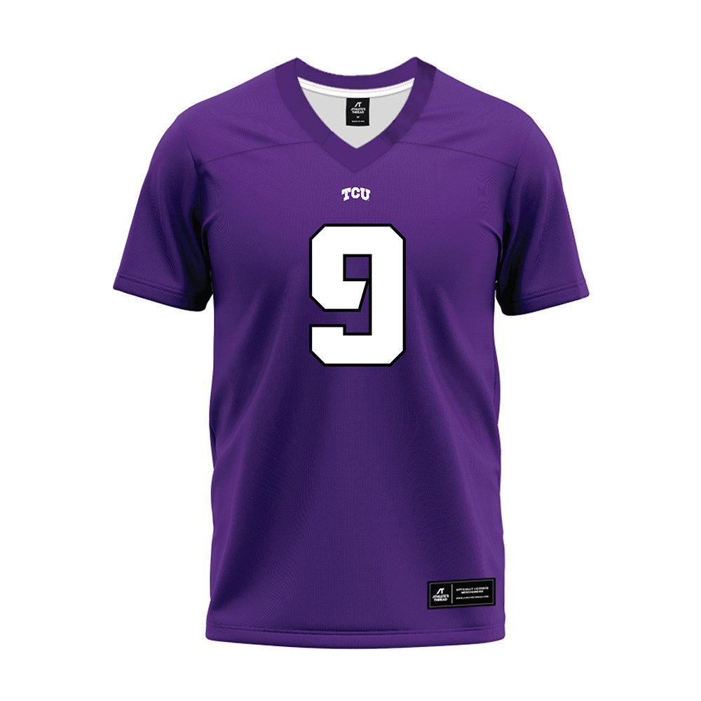 TCU - NCAA Football : Jack Daulton - Purple Premium Football Jersey-0