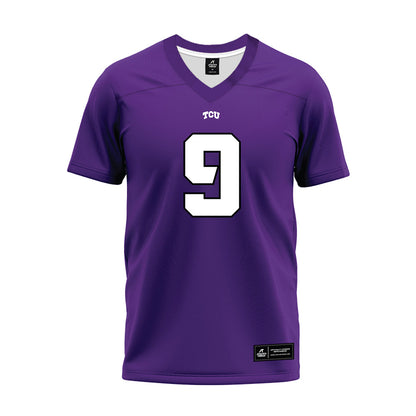 TCU - NCAA Football : Jack Daulton - Purple Premium Football Jersey-0
