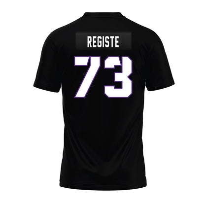 TCU - NCAA Football : Kilian Registe - Black Premium Football Jersey-1