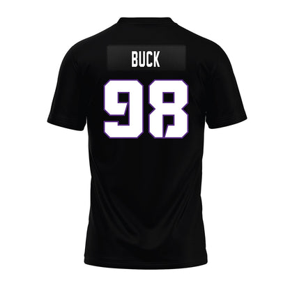 TCU - NCAA Football : Carter Buck - Black Premium Football Jersey-1