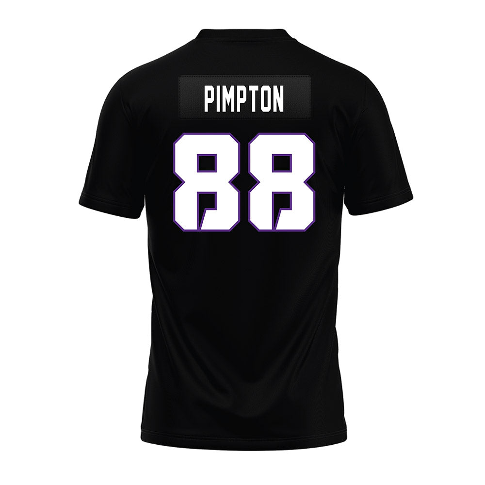 TCU - NCAA Football : KaMorreun Pimpton - Black Premium Football Jersey-1