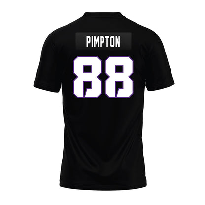 TCU - NCAA Football : KaMorreun Pimpton - Black Premium Football Jersey-1