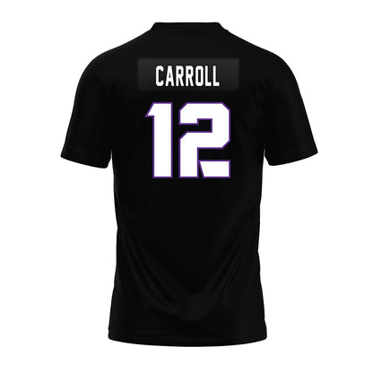 TCU - NCAA Football : Kalen Carroll - Black Premium Football Jersey-1