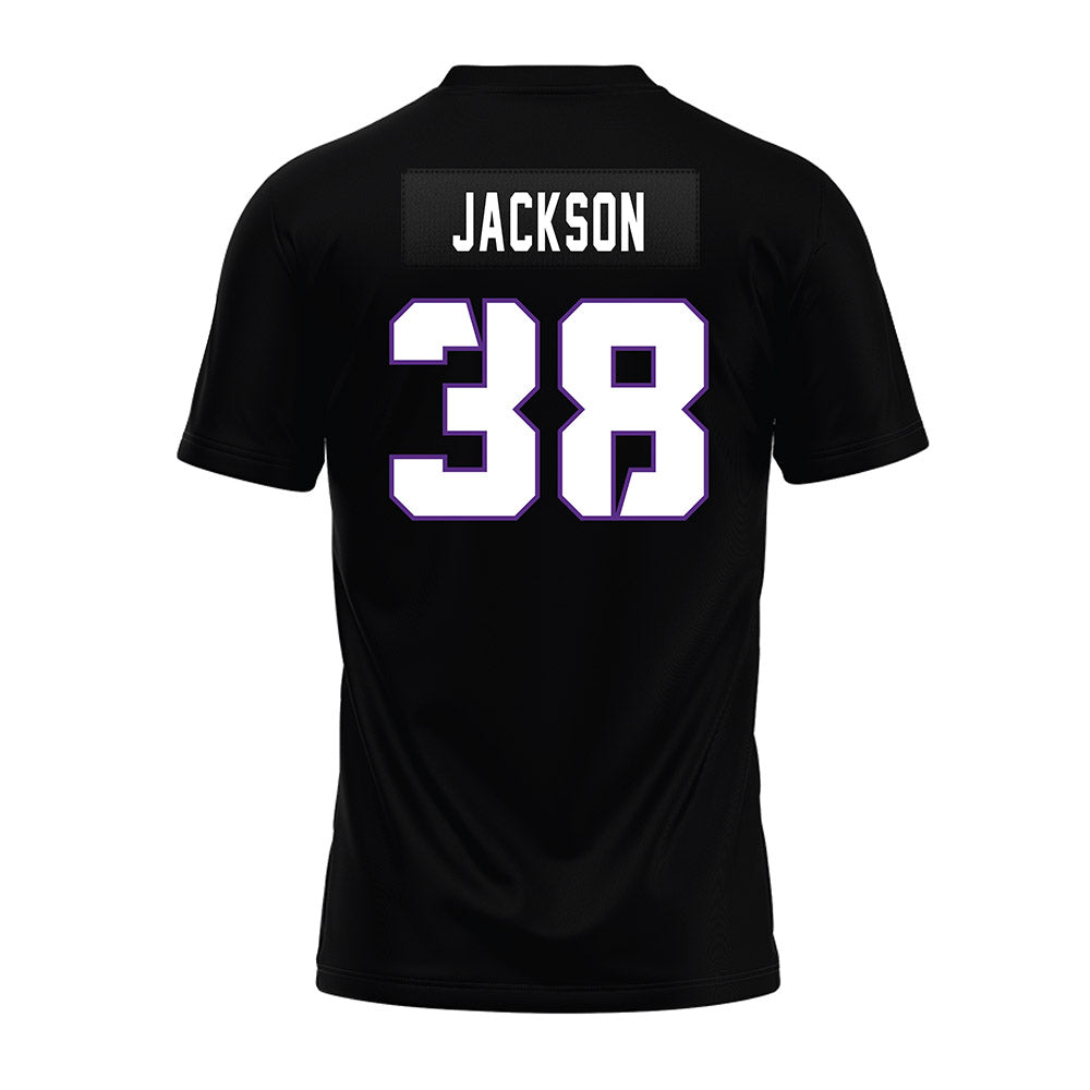 TCU - NCAA Football : Gil Jackson - Black Premium Football Jersey-1