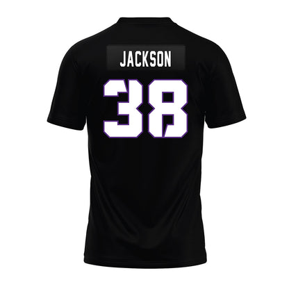 TCU - NCAA Football : Gil Jackson - Black Premium Football Jersey-1