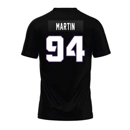 TCU - NCAA Football : Jared Martin - Black Premium Football Jersey-1