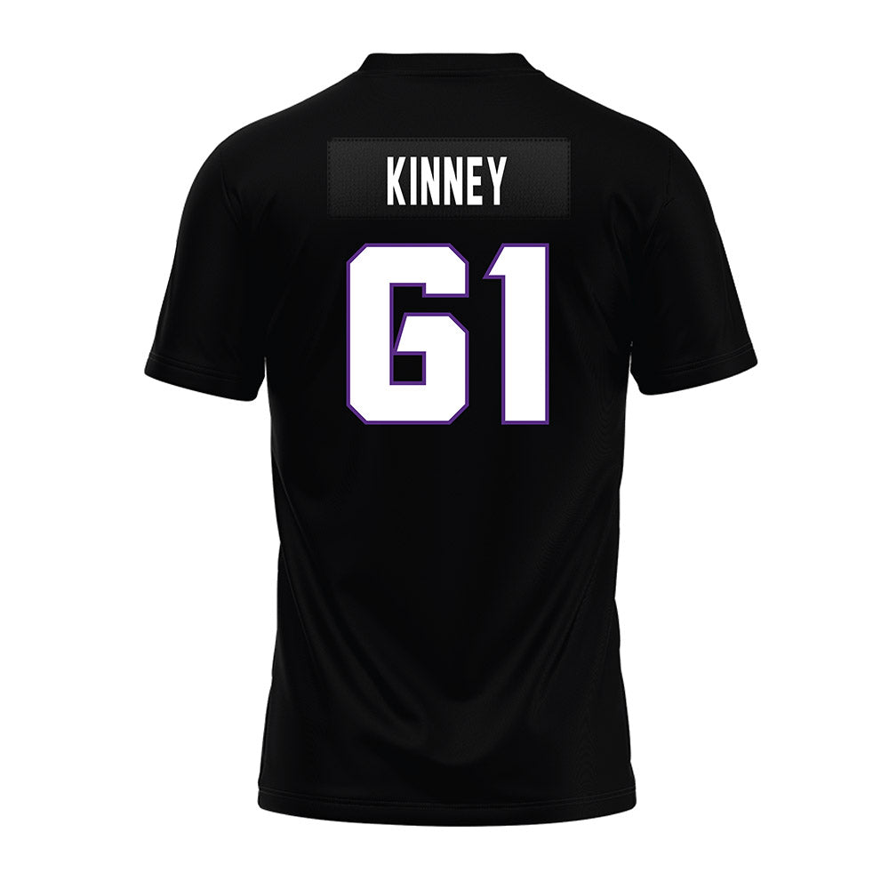 TCU - NCAA Football : Dylan Kinney - Black Premium Football Jersey-1
