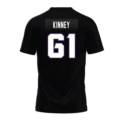 TCU - NCAA Football : Dylan Kinney - Black Premium Football Jersey-1