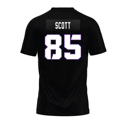 TCU - NCAA Football : James Scott - Black Premium Football Jersey-1