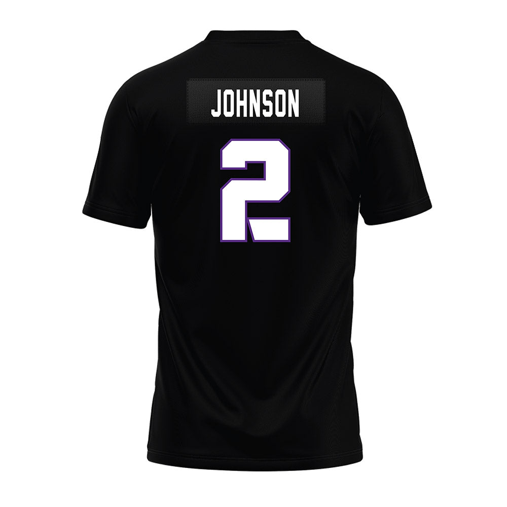 TCU - NCAA Football : Jamel Johnson - Black Premium Football Jersey-1