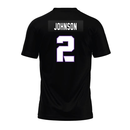 TCU - NCAA Football : Jamel Johnson - Black Premium Football Jersey-1