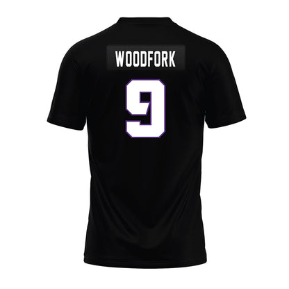 TCU - NCAA Football : Chad Woodfork - Black Premium Football Jersey-1