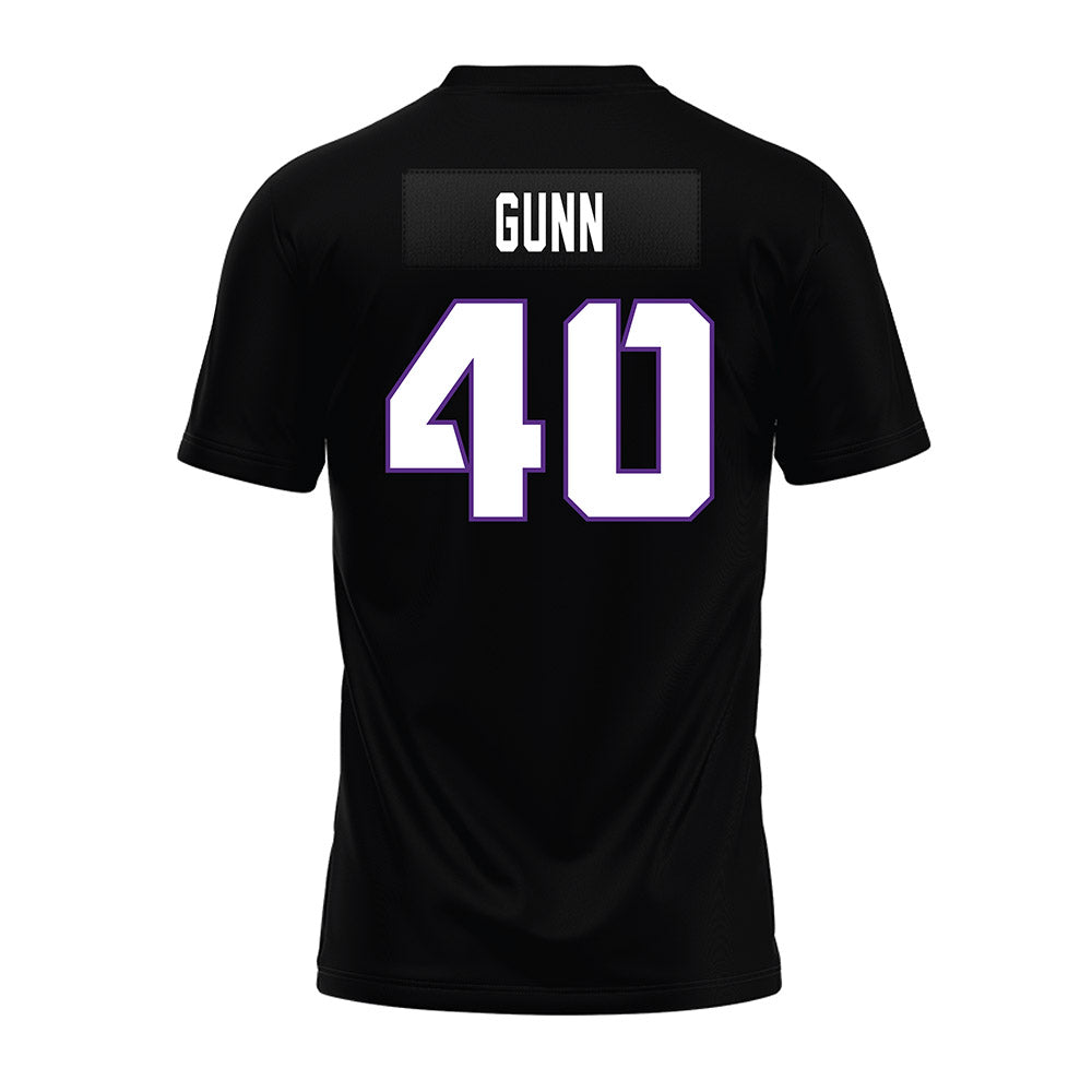 TCU - NCAA Football : Oliver Gunn - Black Premium Football Jersey-1