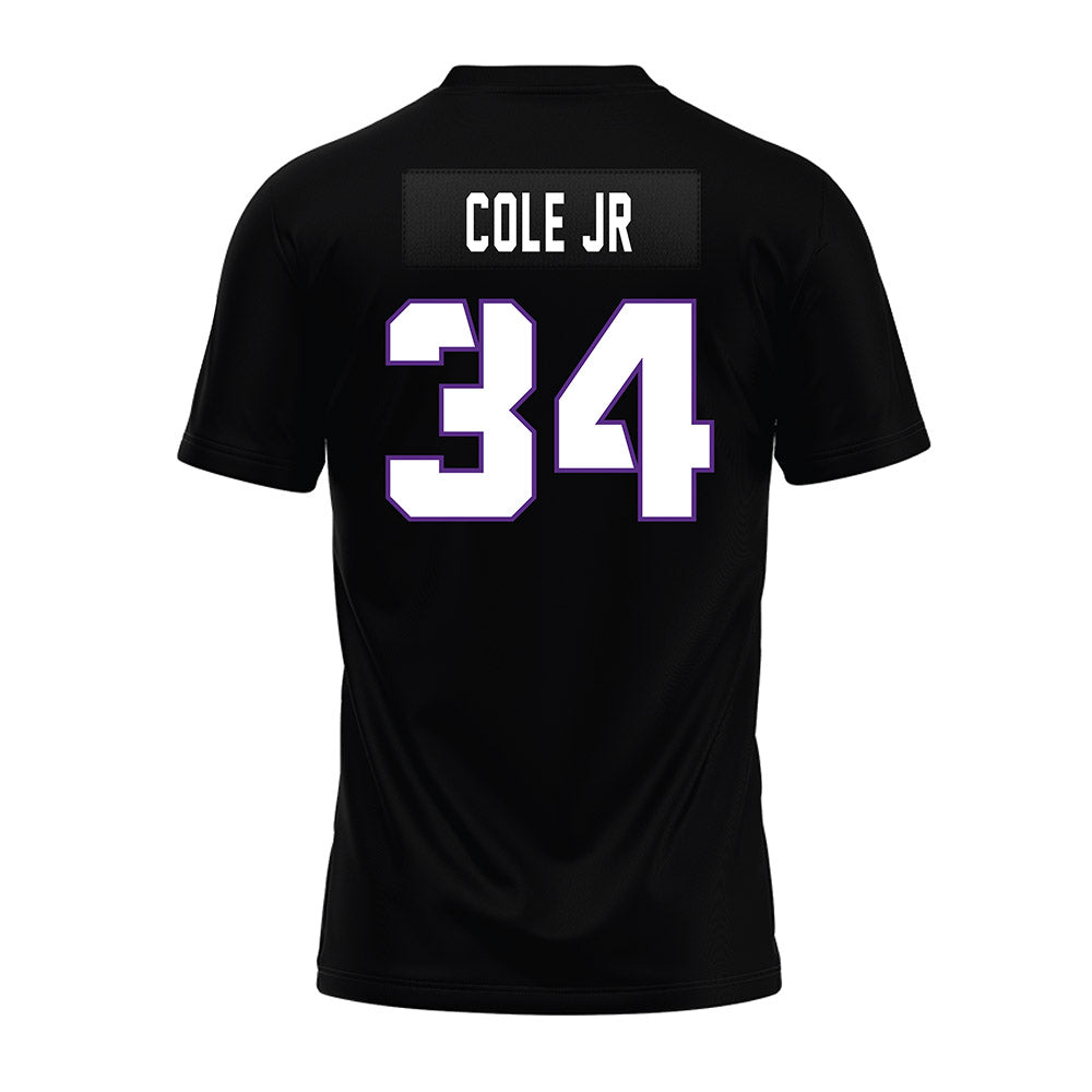 TCU - NCAA Football : Perry Cole Jr - Black Premium Football Jersey-1