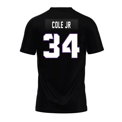 TCU - NCAA Football : Perry Cole Jr - Black Premium Football Jersey-1
