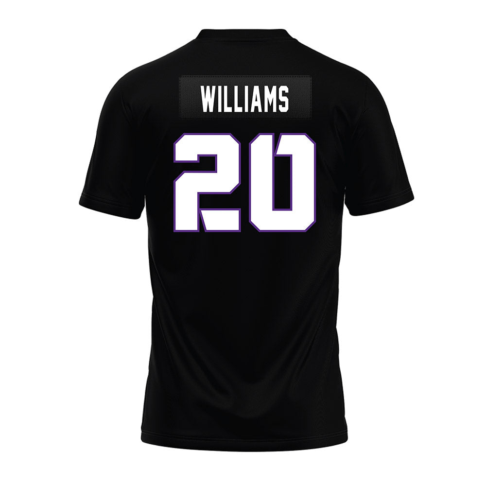 TCU - NCAA Football : Anthony Williams - Black Premium Football Jersey-1